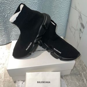 Balenciaga Black Sock Speed Trainers